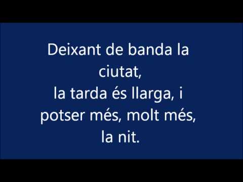 Blaumut - Pa amb oli i sal lletra