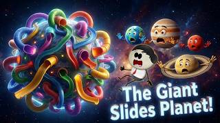 The Giant Slides Planet! | #aumsum #kids #science