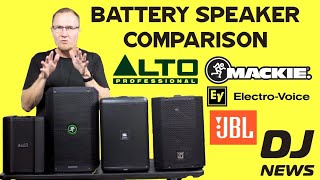 Video thumbnail for Comparing After A Show: Alto Busker, Mackie Thump Go, JBL Eon One Compact, EV Everse 8 Best Value? by discjockeynews