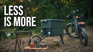 I Built a Camping Trailer I Can Tow with My Bike!