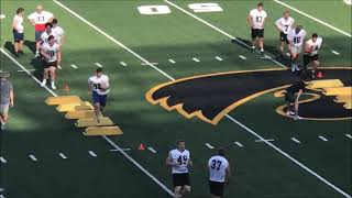University of Iowa Football Camp 6/5/21 Foot Drills
