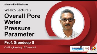 Lec 24 : Overall pore water pressure parameter