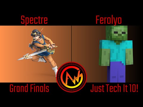 AWG Just Tech It 10 Grand Finals - Spectre (Hero) Vs Ferolyo (Steve) Smash Ultimate - SSBU