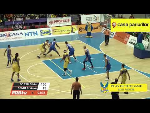 Play of the Game: BC CSU Sibiu vs  Craiova 107-82 (by Casa Pariurilor)