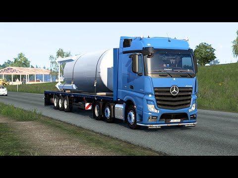 ETS2 1.40 - Euro Truck Simulator 2 - Mercedes New Actros - Lublin (PL) - Pinsk (BY)