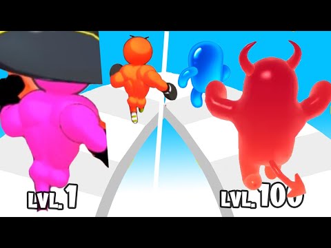 Level Up Runner  High Score Join blob Clash vs Runner Up  - Gameplay  Max Levels