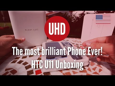 The most brilliant Phone Ever!  HTC U11 Unboxing