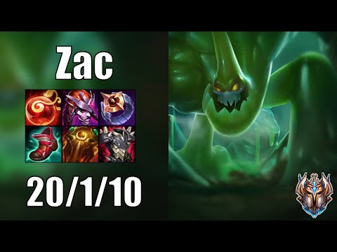 Team Vitality Haru Zac vs Kha'Zix JUNGLE - Patch 12.6 euw1 CHALLENGER