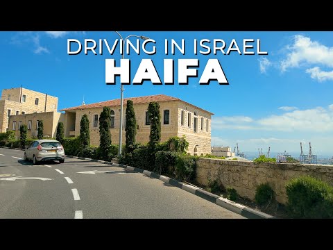 Driving Through Haifa Streets 🇮🇱 Scenic City Drive in Israel 4K