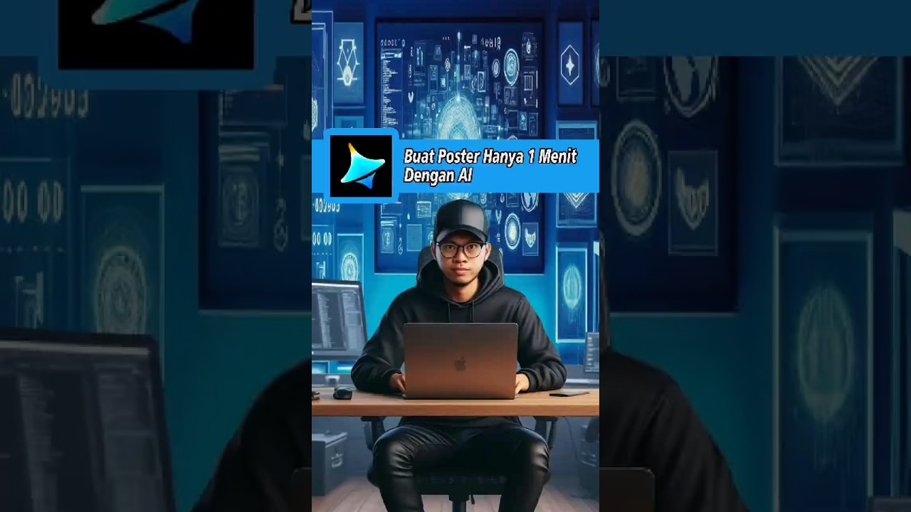 Membuat Poster Hanya 1 Menit Menggunakan AI #ai #tutorial #poster