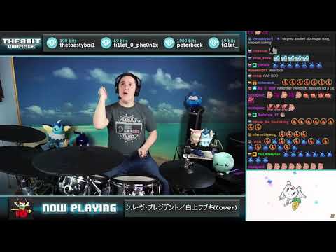 The8BitDrummer // PMaru-sama - S'il vous president (Shirakami Fubuki cover)