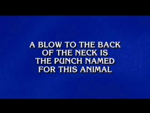 Donkey Punching on Jeopardy