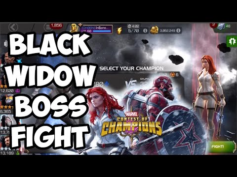 How To Easily Beat Uncollected Black Widow Boss MCOC Red By Dawn Event Quest