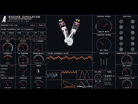 Engine Sim Auburn V12 (Lycoming BB V12) 1932