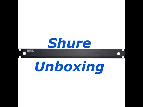 Shure UA844+SWB UHF Wideband Antenna Distribution System Unboxing ULXD QLXD SLX BLX ULXP