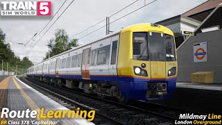 Route Learning : London Overground Mildmay Line : Train Sim World 5 [4K 60FPS]
