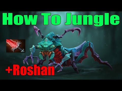 DoTa 2 How To Jungle Weaver Patch 7.30b  +Roshan