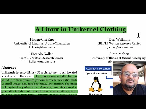 Read paper: A Linux in Unikernel Clothing