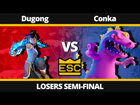 ESC 9 Losers Semi-Final - Dugong Vs. Conka - Nickelodeon All-Star Brawl Tournament