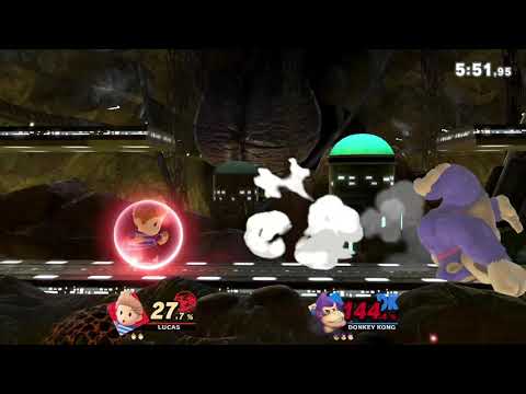 Super Smash Bros. Ultimate match - Lucas vs .Donkey Kong
