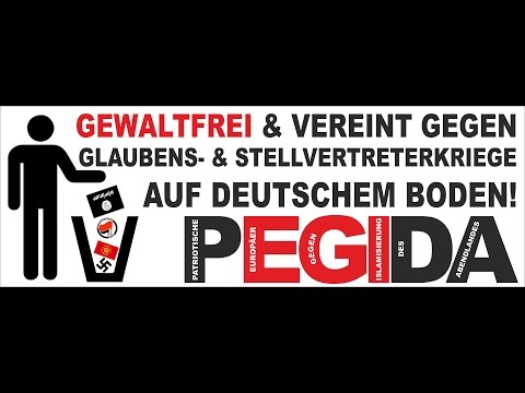PEGIDA ÜBER  20,000 MENSCHEN VEREINT DRESDEN
