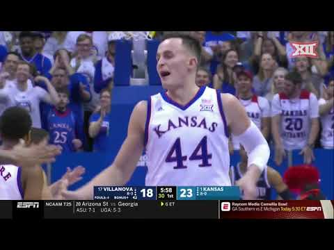 Kansas vs. Villanova Men's Basketball Highlights