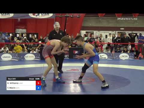 51 Kg Rr Rnd 2 - Kaedyn Williams, Lancaster Alliance Wrestling Club (LAW) Vs Treygen Morin, Suples