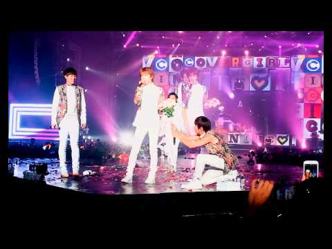130928 OGS in Bangkok - Cover Girl ( Myungsoo's proposal to Sungjong)