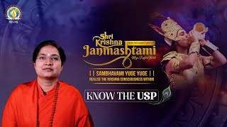 USP of DJJS Shri Krishna Janmashtami Mahotsav 2023 | 6-7 Sept 2023 | Sadhvi Tapeshwari Bharti Ji