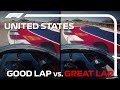 Good Lap vs Great Lap With Valtteri Bottas | United States Grand Prix