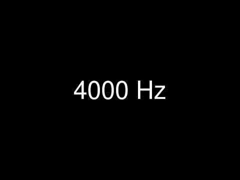 Sine Wave 4000 Hz / 4 kHz for 1 hour - Test Tone