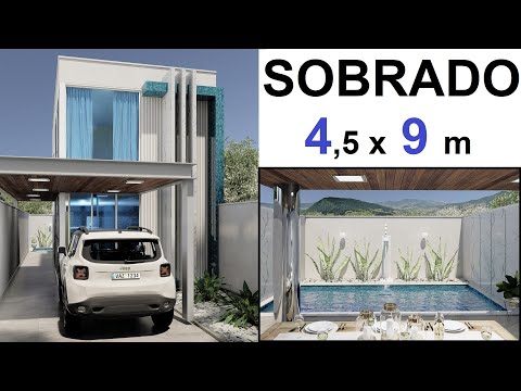 SMALL HOUSE OF 4 BY 9 METERS - WITH POOL AND BARBECUE AREA # 70