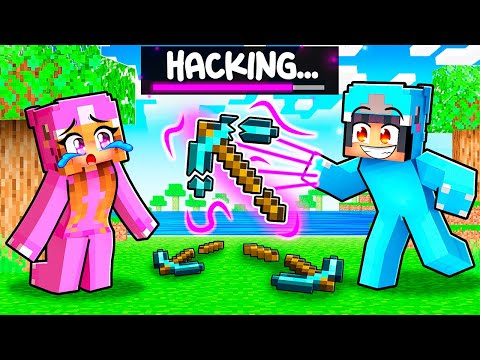 Playing As A Friendly HACKER in Minecraft!