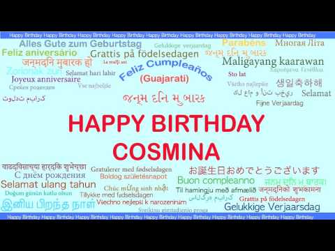 Cosmina   Languages Idiomas - Happy Birthday
