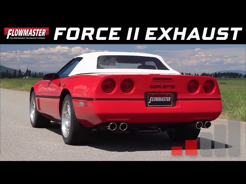 1986-90 Corvette C4 5.7L - Force II Cat-back Exhaust System 817632