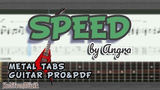 Speed - Easy Electric Guitar Tutorial + TABs (Angra) | Kadifem Tabs