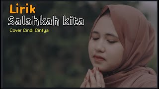 Download lagu Salahkah kita - Cover Cindi cintya dewi (Lirik) mp3 Download lagu Salahkah kita - Cover Cindi cintya dewi (Lirik) mp3