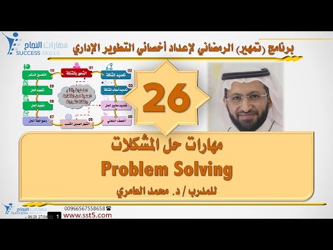 مهارات حل المشكلات Problem Solving مع د. محمد العامري