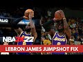 LeBron James JUMPSHOT FIX! NBA 2K22