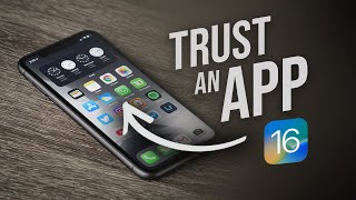 How to Trust an App on iPhone iOS 16 (tutorial)