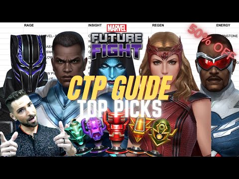 TOP TOONS TO SWAP CTP's!! 50% CTP DISCOUNT RIGHT NOW!! JULY 2021.. MARVEL FUTURE FIGHT