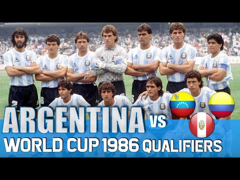 ARGENTINA 🇦🇷  World Cup 1986 Qualification All Matches Highlights | Road to Mexico