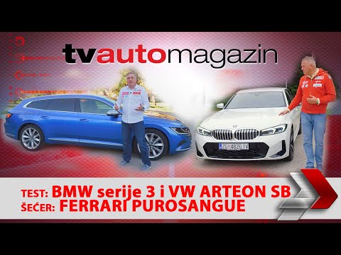 TV Automagazin S12 04 - BMW serije 3 i VW Arteon Shooting Brake! Šećer: Ferrari Purosangue!
