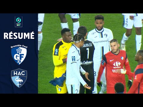 GRENOBLE FOOT 38 - HAVRE AC (1 - 2) - Résumé - (GF38 - HAC) / 2021-2022