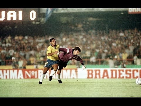 Brazil 2 - 0 Uruguay – 1993 – Romario Two Goals