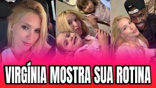 VIRGÍNIA MOSTRA SUA ROTINA COM VINI JUNIOR 