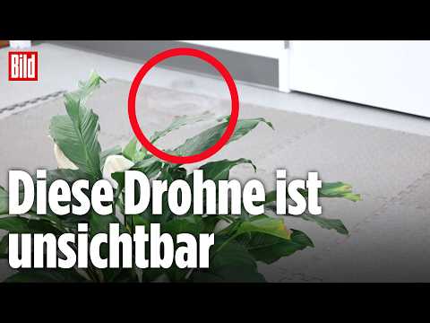 Uni entwickelt unsichtbare Drohne – sie ist mit dem bloßen Auge kaum zu sehen
