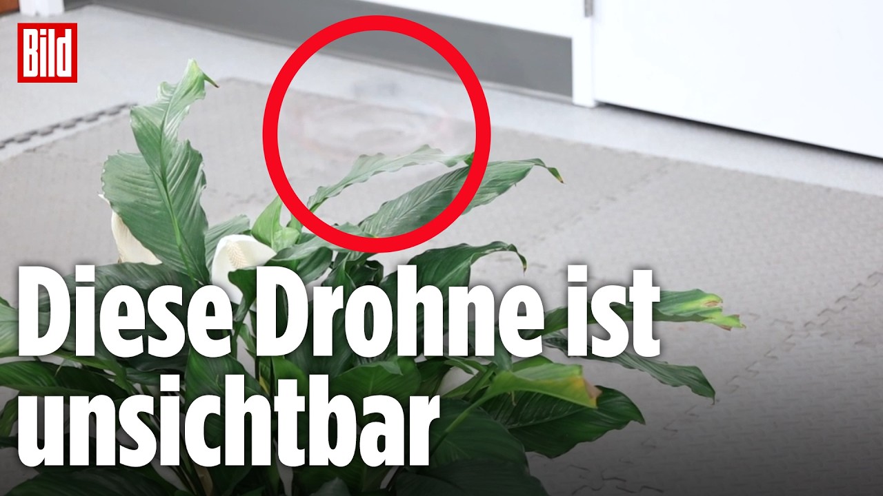 Uni entwickelt unsichtbare Drohne – sie ist mit dem bloßen Auge kaum zu sehen