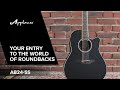 Applause AB24-5S Standard Mid Depth Guitare Black Satin thumbnail 8