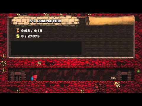 Spelunky Hell speedrun in 4:51.401 (only hell levels)